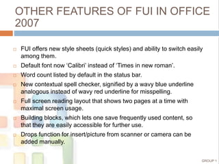 Fluent User Interface | PPTX