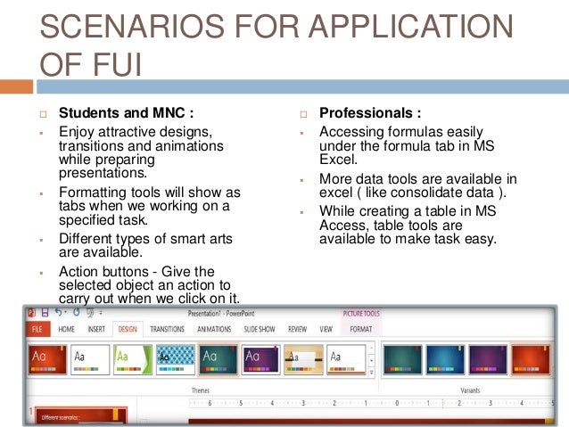 Fluent User Interface