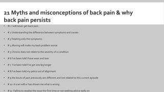 Top Tips To Overcome Back Pain 