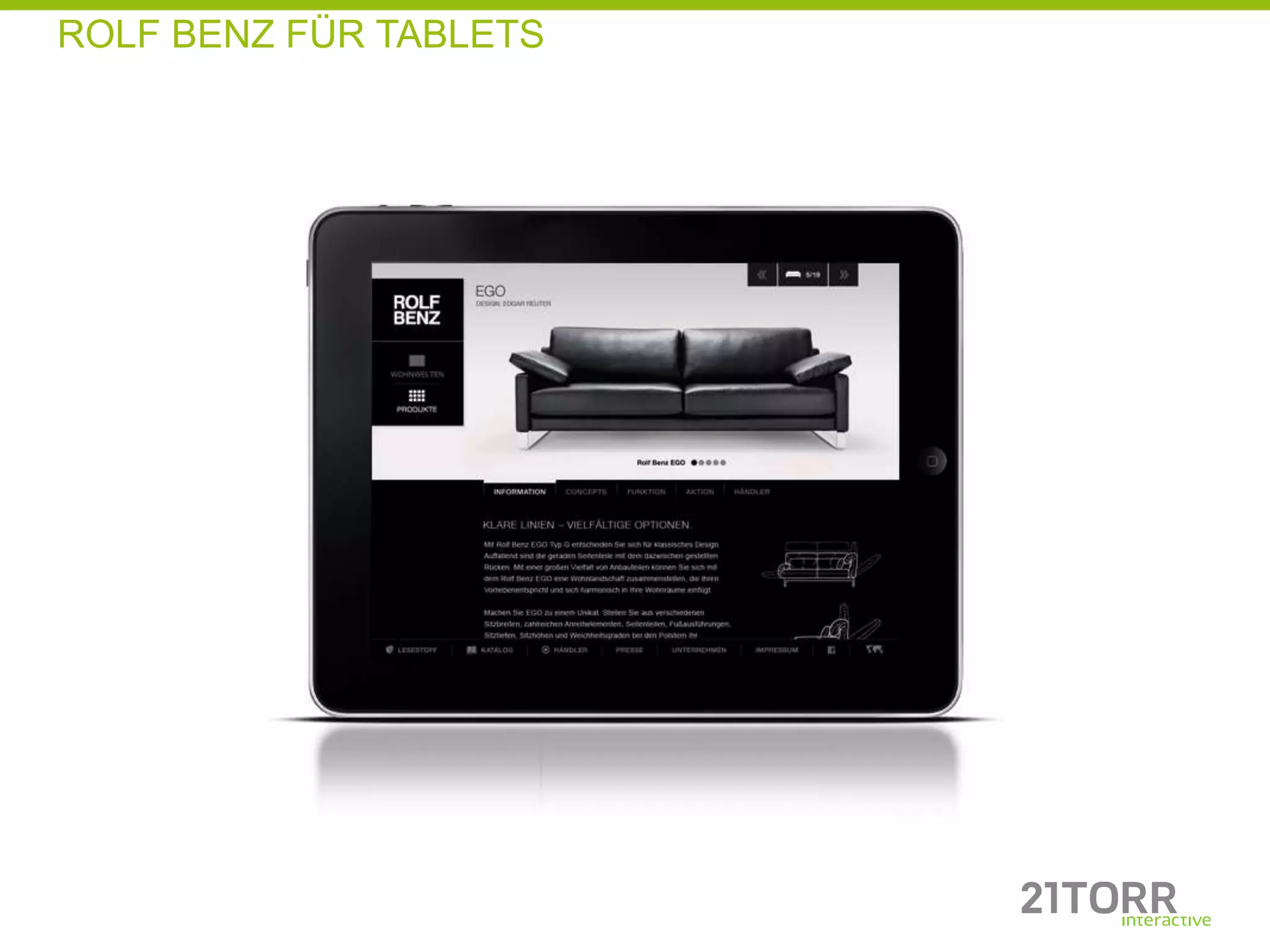 ROLF BENZ FÜR TABLETS
 