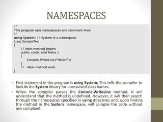 21UCAC61 C# and .Net Programming.pdf(MTNC)(BCA) | PDF