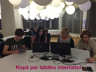 Konkursa „Kopā par labāku internetu!" dalībnieki - Rīgas 21. vidusskola