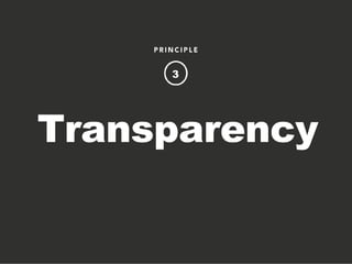 Transparency
3
 