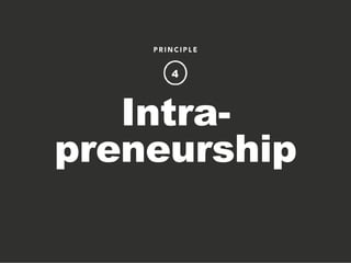 Intra-
preneurship
4
 
