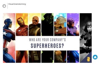 7
Visual brainstorming
 
