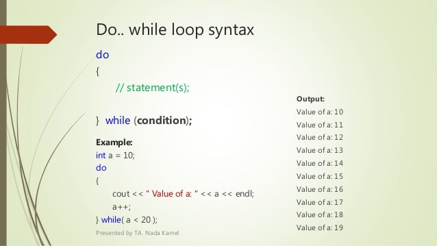 CS106 Lab 6 - While and Do..While loop