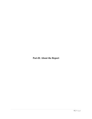 4 | P a g e
Part-B: About the Report
 