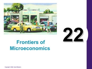 22 Frontiers of Microeconomics  
