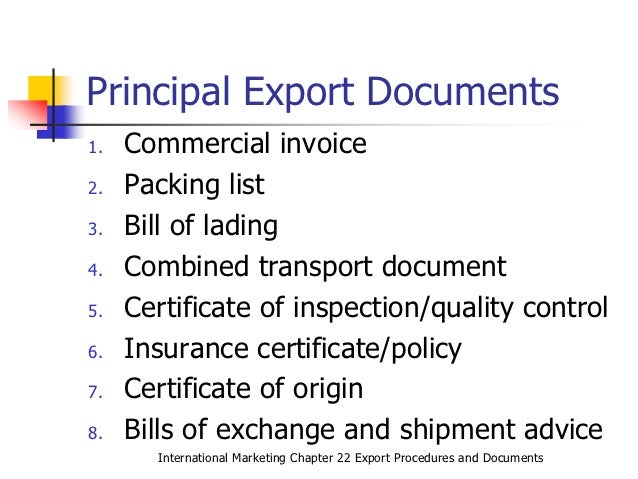 Import Export Procedure Pdf