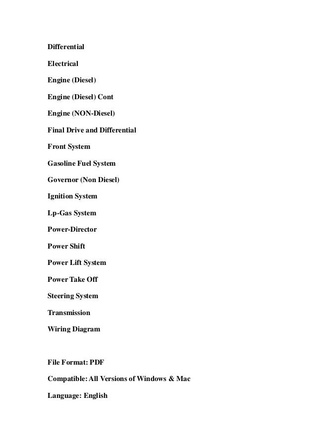 Allis Chalmers Models 180 185 190 190xt 200 7000 Tractor Service Repa