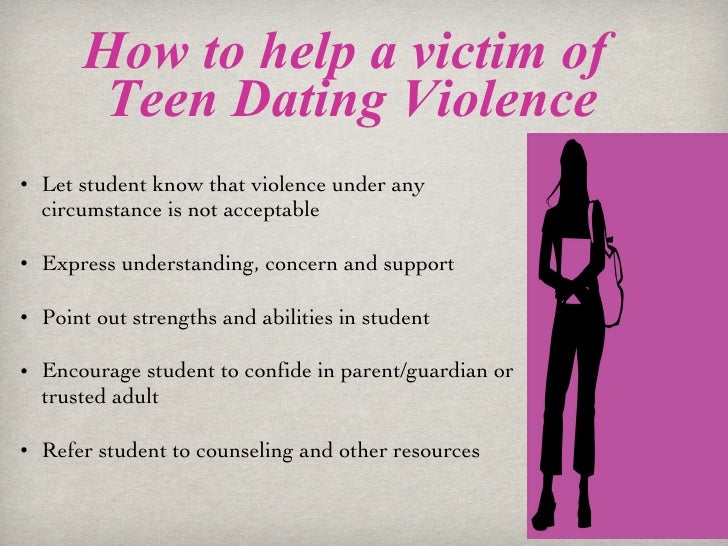 Dating violence and abuse