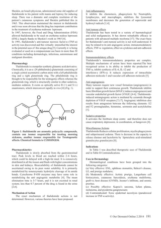 Devitalisation of Thalidomide | PDF