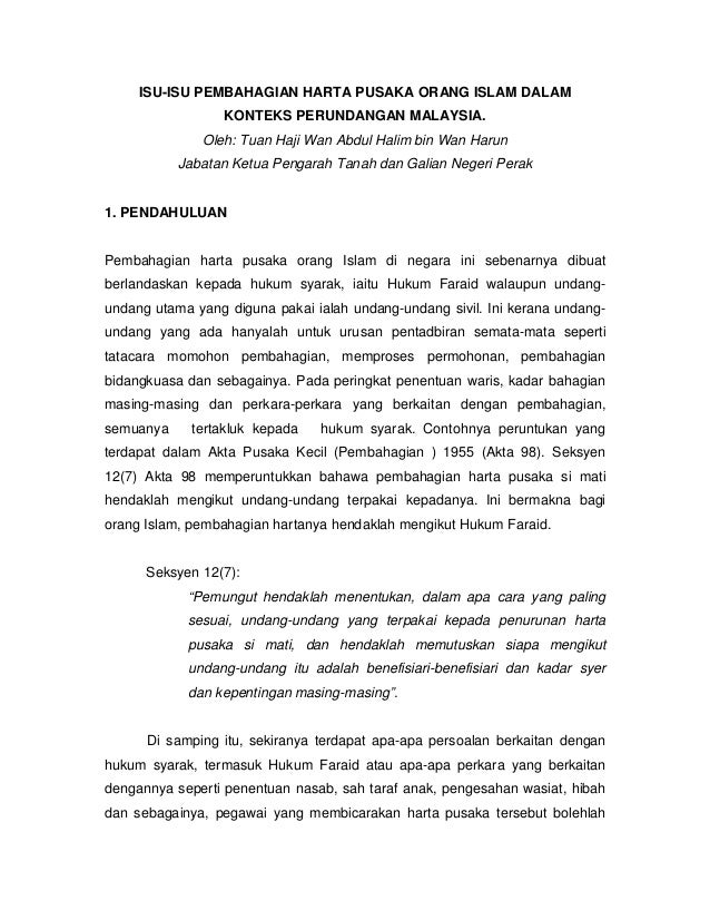 Contoh Surat Wasiat Di Malaysia