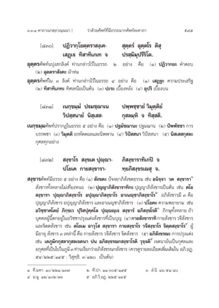 Û.Û.Ò §“∂“‡π°µ⁄∂«≥⁄≥π“ ] «à“¥â«¬»—æ∑å∑’Ë¡’Õ√√∂¡“°»—æ∑å≈–§“∂“ 985
[¯Û] ªØ‘«“°⁄‚¬µ⁄µ√“ ß⁄‡§-  ÿµ⁄µ√Ì Õÿµ⁄µ‚√ µ‘ ÿ
‡ Ø˛‡ü ∑‘ “∑‘‡¿‡∑ ® ª√ ⁄¡‘¡ÿª√’√‘‚µ.
Õÿµ⁄µ√»—æ∑åπªÿß °≈‘ß§å ∑à“π°≈à“«‰«â„πÕ√√∂ Ú Õ¬à“ß §◊Õ (Ò) ªØ‘«“°¬– §”µÕ∫
(Ú) Õÿµµ√“ —ß§– ºâ“Àà¡
Õÿµ⁄µ√»—æ∑å„π Û ≈‘ß§å ∑à“π°≈à“«‰«â„πÕ√√∂ Ù Õ¬à“ß §◊Õ (Ò) ‡ Ø∞– §«“¡ª√–‡ √‘∞
(Ú) ∑‘ “∑‘‡¿∑– ∑‘»‡Àπ◊Õ‡ªìπµâπ (Û) ª–√– ‡∫◊ÈÕßÀ≈—ß (Ù) Õÿª√‘ ‡∫◊ÈÕß∫π
[¯ÛÒ] ‡π°⁄¢¡⁄¡Ì ªü¡™⁄¨“‡π ªæ⁄æ™⁄™“¬Ì «‘¡ÿµ⁄µ‘¬Ì
«‘ª ⁄ π“¬Ì π‘ ⁄‡  - °ÿ ≈¡⁄À‘ ® ∑‘ ⁄ µ‘.
‡π°⁄¢¡⁄¡»—æ∑åª√“°Ø„πÕ√√∂ ı Õ¬à“ß §◊Õ (Ò) ª∞¡—™¨“π– ª∞¡¨“π (Ú) ªíææ—™™“ °“√
∫√√æ™“ (Û) «‘¡ÿµµ‘ Õ√À—µµº≈·≈–π‘ææ“π (Ù) «‘ªí  π“ «‘ªí  π“ (ı) π‘ ‡  °ÿ ≈–
°ÿ»≈∑ÿ°Õ¬à“ß
[¯ÛÚ]  ß⁄¢“‚√  ß⁄¢‡µ ªÿê⁄ê“- ¿‘ ß⁄¢“√“∑‘‡°ªî ®
ª‚¬‡§ °“¬ ß⁄¢“√“- ∑⁄¬¿‘ ß⁄¢√‡≥ ÿ ®.
 ß⁄¢“√»—æ∑å¡’Õ√√∂ ı Õ¬à“ß §◊Õ (Ò)  —ß¢µ– ªí®®¬“¿‘ —ß¢µ∏√√¡ ‡™àπ Õπ‘®⁄®“ «µ  ß⁄¢“√“Ò
 —ß¢“√∑—ÈßÀ≈“¬‰¡à‡∑’Ë¬ßÀπÕ (Ú) ªÿ≠≠“¿‘ —ß¢“√“∑‘°– ªÿ≠≠“¿‘ —ß¢“√‡ªìπµâπ ‡™àπ µ‚¬
 ß⁄¢“√“ ªÿê⁄ê“¿‘ ß⁄¢“‚√ Õªÿê⁄ê“¿‘ ß⁄¢“‚√ Õ“‡πê⁄™“¿‘ ß⁄¢“‚√Ú
Õ¿‘ —ß¢“√¡’ Û §◊Õ
ªÿ≠≠“¿‘ —ß¢“√ Õªÿ≠≠“¿‘ —ß¢“√ ·≈–Õ“‡π≠™“¿‘ —ß¢“√ (Û) ª‚¬§– §«“¡æ¬“¬“¡ ‡™àπ
Õ«‘™⁄™“§‚µ¬Ì ¿‘°⁄¢‡« ªÿ√‘ ªÿ§⁄§‚≈ ªÿê⁄êê⁄‡®  ß⁄¢“√Ì Õ¿‘ ß⁄¢‚√µ‘Û
¿‘°…ÿ∑—ÈßÀ≈“¬ ∂â“
∫ÿ§§≈ºŸâπ’Èµ°Õ¬Ÿà„πÕ«‘™™“ª√ÿß·µàß —ß¢“√∑’Ë‡ªìπ∫ÿ≠ (Ù)°“¬ —ß¢“√“∑‘°“¬ —ß¢“√«®’ —ß¢“√
·≈–®‘µµ —ß¢“√ ‡™àπ µ‚¬‡¡ Õ“«ÿ‚   ß⁄¢“√“ °“¬ ß⁄¢“‚√ «®’ ß⁄¢“‚√ ®‘µ⁄µ ß⁄¢“‚√Ù
ºŸâ
¡’Õ“¬ÿ  —ß¢“√ Û ‡À≈à“π’È §◊Õ °“¬ —ß¢“√ «®’ —ß¢“√ ®‘µ —ß¢“√ (ı) Õ¿‘ —ß¢√≥– °“√ª√ÿß·µàß
‡™àπ ‡µ¿Ÿ¡‘°°ÿ ≈“°ÿ ≈‡®µπ“ ªπ Õ¿‘ ß⁄¢√≥° ß⁄¢“‚√µ‘ «ÿ®⁄®µ‘ı
‡®µπ“Õ—π‡ªìπ°ÿ»≈·≈–
Õ°ÿ»≈∑’Ë‡ªìπ‰ª„π¿Ÿ¡‘Û∑à“π‡√’¬°«à“Õ¿‘ —ß¢√≥° —ß¢“√ (§«√¥Ÿ√“¬≈–‡Õ’¬¥‡æ‘Ë¡‡µ‘¡„π Õ¿‘.ÕØ˛.
ıÙ/ÚÚı/ÒÙı ; «‘ ÿ∑⁄∏‘. Û/ÒÚ ‡ªìπµâπ)
Ò ∑’.¡À“. Ò/ÚÚÒ/ÒÛ˜ Ú ∑’.ª“. ÒÒ/Ûı/Ò˘ı Û  Ì.π‘. Òˆ/ıÒ/¯
Ù ¡.¡Ÿ. ÒÚ/ÒÚ/˜Û ı Õ¿‘.«‘.ÕØ˛. ÚÚı/ÒÙı
 