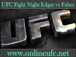 waching Edgar vs Faber live coverage