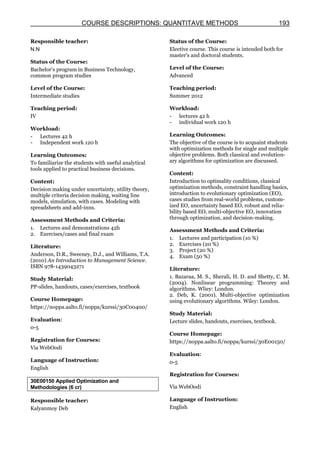 Quantitative Research Methods Course quantitative methods | PDF