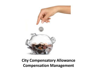 City Compensatory Allowance
Compensation Management
 
