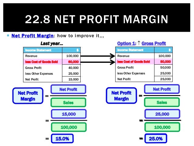 22.8 Net Profit Margin