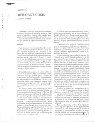 Atias Parasitología Médica Cap 22 - Difilobotriosis