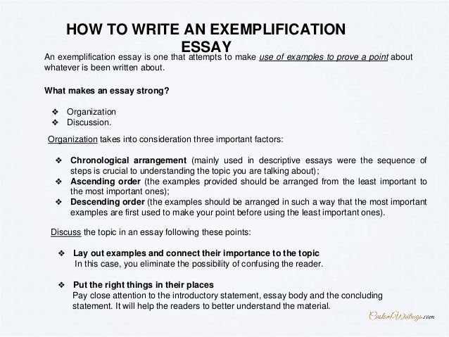 Exemplification paragraph examples pdf picture