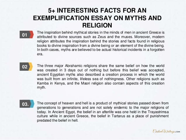 Exemplification examples in literature image