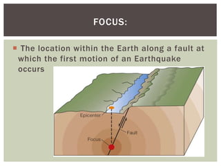 Earthquakes Notes