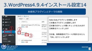 OWASP WordPressセキュリティ実装ガイドライン （セキュアなWordPressの構築ハンズオン手順書）