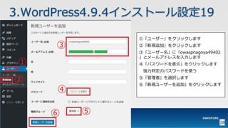 OWASP WordPressセキュリティ実装ガイドライン （セキュアなWordPressの構築ハンズオン手順書）