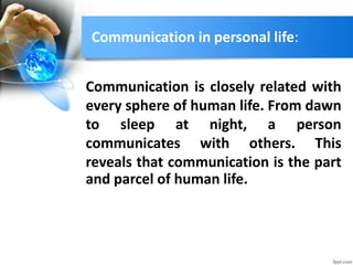 The Scope of Communication | PPTX