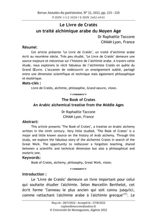 مجلة حوليات التراث العدد 22-2022 مستغانم.pdf