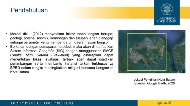 Spatial Multi Criteria Evaluation untuk Lokasi Pengungsian Bencana ...