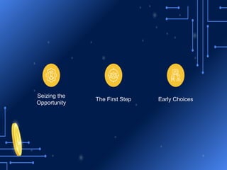 Seizing the
Opportunity
Early Choices
The First Step
 