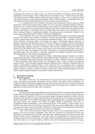 Effects of technology-integrated chemistry instruction on students ...