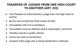 STATE JUDICIARY In Indian constitution IC | PDF
