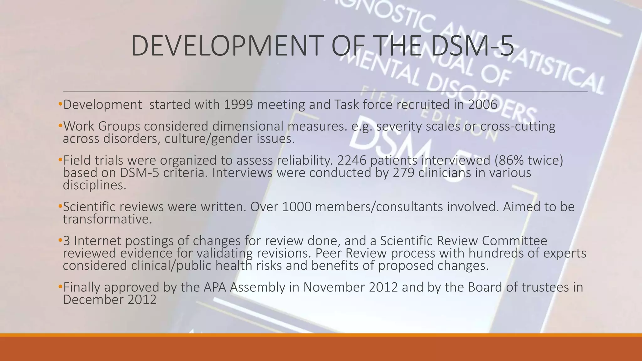 DSM - 5 | PPTX