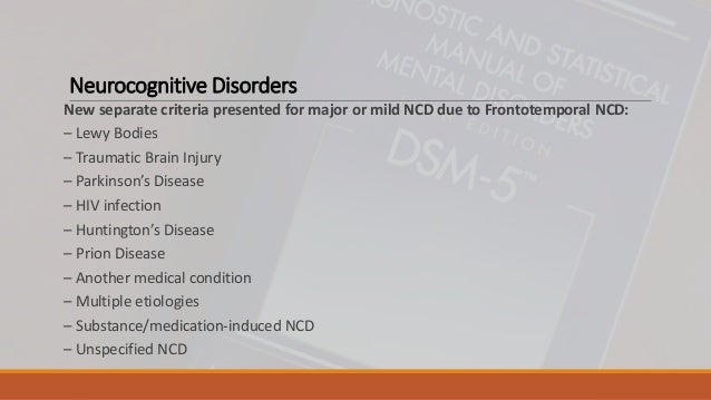 Neurocognitive disorder due to alzheimers disease case study Neurocognitive disorder due to alzheimers disease case study