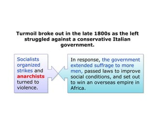 22.3 unifying italy | PPT