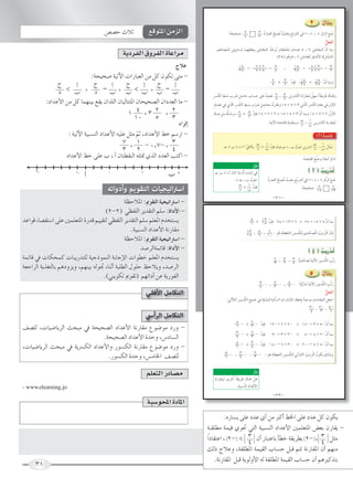 2
                                       ¢ü°üM çÓK                                                        .áë«ë°U 2
                                                                                                         k n n 5                      3 IQÉÑ©dG ípÑ°üoJ å«ëpH ™HôªdG »a = ,�� ,��� õeôdG ™°V
                                                                                                                                        o
                                                                                                                                      7 n       o       o r n pqn o                nrq p n
                                                                                                                                                                                            πëdG
                                                                                                                                                                                            t n
                                                                                             ∞YÉ°†ª∏d ø«r jn phÉ°ùe Éª¡∏p ©épH ø«r eÉ≤ªdG óMƒfo ¿ÉØ∏àîe ¿GOóY 5 , 7 ø«r eÉ≤ªdG s¿CGn ÉªpH
                                                                                             p n o p              o       r n p n n o q         p      r o p           p n n            n
                                                                                                                                                     n   o n  pr n n n r n p r o
                                                                                                                                               (35) ƒgh5 , 7 øjOó©∏d pô¨°UC’G ∑ pôàn °ûªdG

                                                                          êÓY                                    14              7*2           2                15            5*3            3
                                                                                                                 35 =            7*5         = 5         ,      35 =          5*7          = 7
                                  :áë«ë°U á«JB’G äGQÉÑ©dG øe πc ¿ƒµJ ≈àe -                                                                     2   3                  14   15 n
                ê        CG        ê        CG      ê       CG    ê     CG                                                                     5 � 7 s¿EÉp a
                                                                                                                                                           n          35 � 35 s¿CG ÉªpHh
                                                                                                                                                                                    n n

                O   < Ü , O =Ü , Ü < Ü , Ü = Ü
                                                                                            pô°ùµdG §°ùHn Üô°V π°UÉM ÜÉ°ùM ≈∏Y óªà©nJ 2 , 3 øjr ô°ùµdG áp fn QÉ≤ªdp oπ¡°SCG á≤jôW ∑Éægh
                                                                                                  n p
                                                                                                       r p n p p             p p        o np            p    n   n              l n n o
                                                                                                                                               5 7 n r
           :OGóYC’G øe πc Éª¡æ«H ™≤j ¿Gò∏dG ¿É«dÉààŸG ¿Éë«ë°üdG ¿GOó©dG Ée -                  p n                   n p       p r n p p      o                              n p n      pq
                                                                                              ΩÉ``≤e »a »fÉsãdG pô°ùµdG §°ùHn Üô°V π°UÉëH ¬fo QÉ≤Jh 15 = 5 * 3 »fÉsãdG pô°ùµdG ΩÉ≤e »a ∫hC’G
                                                                                                                                                                          r
                                                    1 4 ,3 2 , 2                            ΩÉ``Y π````µ°ûHh ,�������� 3 s¿EÉa 14 = 7 * 2�� 15 = 5 * 3 s¿CGn ÉªHh 14 = 7 * 2 ∫shC’G
                                                                                                  m r n         2                                                                 p
                                                       10        5     3                    q                   5      7
                                                                                                                                                               `L , CG øjô°ùµdG áfQÉ≤ªdp
                                                                           AGôKEG                                                           n p o p r
                                                                                                                                    :á«JB’G IóYÉ≤dG Ωóîàn °ùfn
                                                                                                                                                                O Ü p r
                                                                                                                                                                                pn o

                     : á«JB’G á«Ñ°ùædG OGóYC’G ¬«∏Y πãe ºK ,OGóYC’G §N º°SQG -
                                                        q
                                                  7 , 1 - 0^7- , 3                                                          `L      CG                              `L CG
                                                  3 2                  4                            `L * Ü�� O * CG ÅaÉµj���������� Ü s¿EÉa ¿ÉÑLƒe O , Ü å«M øjô°ùc O , Ü øµ«d
                                                                                                                    o        O                           o n p r          o
                    OGóYC’G §N ≈∏Y Ü , CG ¿Éà£≤ædG ¬∏ã“ …òdG Oó©dG ÖàcG -                                                                                              .nIóYÉ≤dG íu°VƒJ á∏ãp eCGn ôcPG
                                                                                                                                                                           p     o      k r
                                                                                                                               r p
                                                                                                                               ôµna

                              CG                                       Ü                    `L Ü�� O CG n¿Éc GPEG ¬sfnCG äÉÑKEG »a
                                                                                                            .�� `L , Ü å«r M
                                                                                                                       o n                  I pQÉÑ©dG ípÑ°üoJ å«ëH ™sHôªdG »a = ,�� ,�� õesôdG ™°V
                                                                                                                                            o         o       o n p                     nr p n
                                                                                                               `L � CG s¿EÉa                                                         7          6
                                                                                                                O Ü                                                     .áë«ë°U
                                                                                                                                                                          k n n    15          13
                                       ����                                                                                                     -21-
                                                á¶MÓŸG :Ëƒ≤àdG á«é«JGÎ°SG -
                                      (2-2) »¶Ø∏dG ôjó≤àdG º∏°S :IGOC’G -
óYGƒb AÉ°ü≤à°SG ≈∏Y Úª∏©àŸG IQób º««≤àd »¶Ø∏dG ôjó≤àdG º∏°S º∏©ŸG Ωóîà°ùj                                                   5���� 13 s¿EÉp a 78 = 13 * 6���� 75 = 15 * 5 s¿CG ÉªpH
                                                                                                                            6     15                                           n
                                                   .á«Ñ°ùædG OGóYC’G áfQÉ≤e                                              13 , 5 , 6 : ƒg IÉ£©ªdG pQƒ°ùµ∏dp …óYÉ°üsàdG Ö«JôsàdG ¿nPEGp
                                                                                                                                         p ro         o     po                 r
                                                                                                                         15 6 10 n o                                  o
                                                á¶MÓŸG :Ëƒ≤àdG á«é«JGÎ°SG -
                                                        ó°UôdGáªFÉb :IGOC’G -
áªFÉb ‘ äÉµëªc äÉÑjQóà∏d á«LPƒªædG áHÉLE’G äGƒ£N º∏©ŸG Ωóîà°ùj                                                                                   2 , 3 , 3 :kÉjóYÉ°ünJ á«JB’G Qƒ°ùµdG ÖuJQ
                                                                                                                                                                       n      n o p n
                                                                                                                                                 3   6 5 q o
á©LGôdG ájò¨àdÉH ºgOhõjh ,º¡æ«H ¬dƒŒ AÉæKCG áÑ∏£dG ∫ƒ∏M ßMÓjh ,ó°UôdG
                                     .(»æjƒµJ Ëƒ≤J) º¡FGOCG øY ájQƒØdG                                                                                                       5
                                                                                                                                      3 - , 2 - , 5 - :kÉ«dRÉænJ á«JB’G Qƒ°ùµdG ÖuJQ
                                                                                                                                      4     3     6      q o n          n o p n
                                                                                                                                                                                            πëdG
                                                                                                                                                                                            t n
                                                                                                                   o p n       p r n p          p
                                                                                                      :»JB’Éc pQƒ°ùµdG ™«ªL »a §°ùÑ∏d áÑdÉs°ùdG äGQÉ°TE’G Ap É£YpEÉH áÑLƒe äÉeÉ≤ªdG π©LG
                                                                                                                                                                     k     p    n p
                                                                                    �����
                                                                                                                                                                             3- , 2- , 5-
                                                                                                                                                                              4    3    6

                                                                                                          5 - � 2 - s¿EÉp a 12- = 6 * 2-� � 15- = 3 * 5- s¿CGn ÉªH
∞°ü∏d ,äÉ«°VÉjôdG åëÑe ‘ áë«ë°üdG OGóYC’G áfQÉ≤e ´ƒ°Vƒe OQh -                                             6     3
                                                                                                          3 - � 2 - s¿EÉp a 9- = 3 * 3-� � 8- = 4 * 2- s¿CGn ÉªH
                               .áë«ë°üdG OGóYC’G IóMh ,¢SOÉ°ùdG                                           4     3
                                                                                                          5 - � 3 - s¿EÉp a 18- = 6 * 3-� � 20- = 4 * 5- s¿CGn ÉªH
,äÉ«°VÉjôdG åëÑe ‘ ájöùµdG OGóYC’Gh Qƒ°ùµdG áfQÉ≤e ´ƒ°Vƒe OQh -                                           6     4
                                                                                                     5 - , 3 - , 2 - : ƒg IÉ£©ªdG pQƒ°ùµ∏d »dRÉæàdG Ö«JôsàdG o¿ƒµj ∂dp òHh
                                                                                                                                       o
                                 .Qƒ°ùµdG IóMh ,¢ùeÉÿG ∞°ü∏d                                         6      4     3         n p o            o q o               n n


                                                                                                                              ôuµa
                                                                                                                              r n
                                                                                            áfn QÉ≤ªdp iôNCGo á≤jô nW ∑Éæg rπg
                                                                                            p            r l            n o n
- www.elearning.jo                                                                                             .á«Ñ°ùuædG OGóYnC’G
                                                                                                                p         p r

                                                                                                                                                -23-



                                                                                                  .√QÉ°ùj ≈∏Y OóY …CG øe ÈcCG §ÿG ≈∏Y OóY πc ¿ƒµj
                                                                                        á`≤∏£e áª«b …ƒ– »àdG á«Ñ°ùædG OGóYC’G Úª∏©àŸG ¢†©H ¿QÉ≤j -
                                                                                        Gk OÉ≤àYG , 2- < 3 ¿CG QÉÑàYÉH CÉ£N á≤jô£H 2- , 3 πãe
                                                                                                             4                                 4
                                                                                        ∂dP êÓYh ,á≤∏£ŸG áª«≤dG ÜÉ°ùM πÑb ºàJ áfQÉ≤ŸG ¿CG º¡æe
                                          �����                                              .áfQÉ≤ŸG πÑb ájƒdhC’G ¬d á≤∏£ŸG áª«≤dG ÜÉ°ùM ¿CG ºgÒcòàH
      31
 