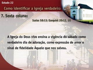 22   como identificar a igreja verdadeira