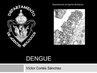 Departamento de Agentes Biológicos




DENGUE
Víctor Cortés Sánchez
 