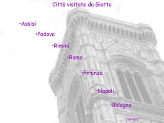 Città visitate da Giotto


•Assisi
      •Padova

           •Rimini

                 •Roma

                       •Firenze


                             •Napoli

                                   •Bologna

                                         Indietro
 