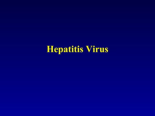 Hepatitis Virus
 