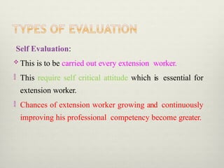 Monitoring, Planning and extension program planningpptx | PPT