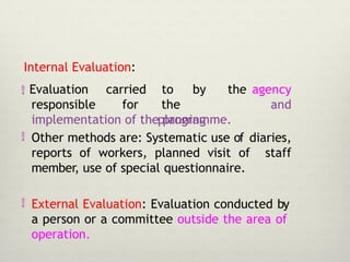 Monitoring, Planning and extension program planningpptx | PPTX