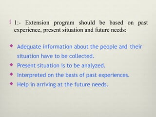 Monitoring, Planning and extension program planningpptx | PPTX