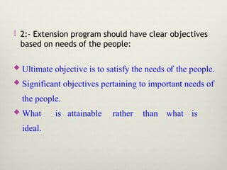 Monitoring, Planning and extension program planningpptx | PPT
