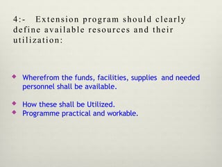 Monitoring, Planning and extension program planningpptx | PPT