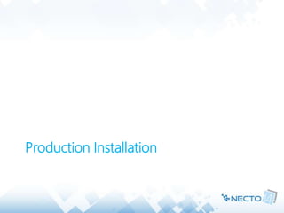 Production Installation
 