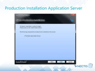 Production Installation Application Server
 