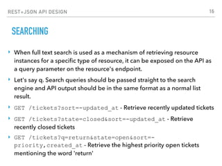 22 REST & JSON API Design #burningkeyboards | PDF